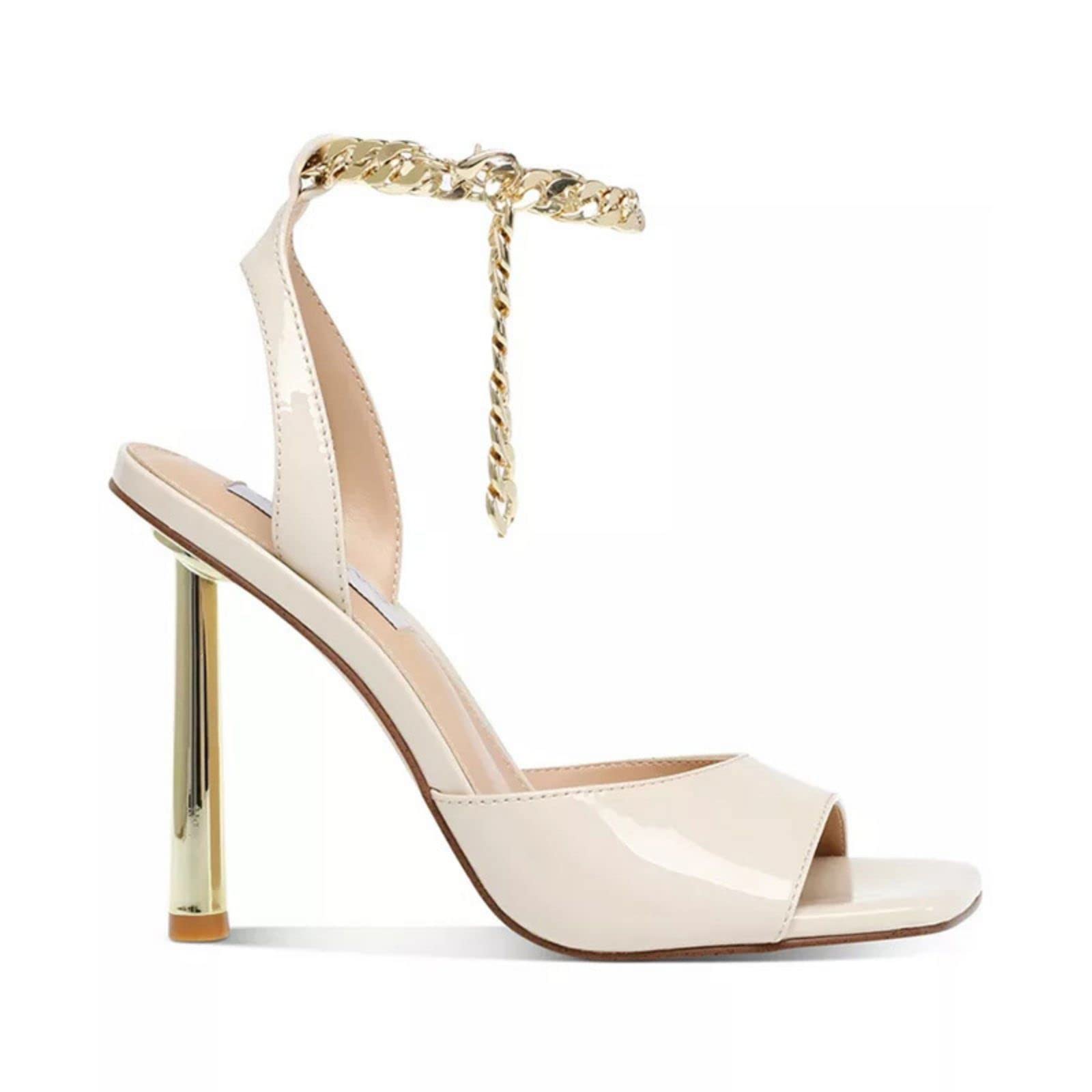 Women's Stylish Lace-Up Stiletto Heels with Square Toe & Ankle Tie Closure - Elegant Strappy High Heel Sandals for Parties, Weddings & Date Nights