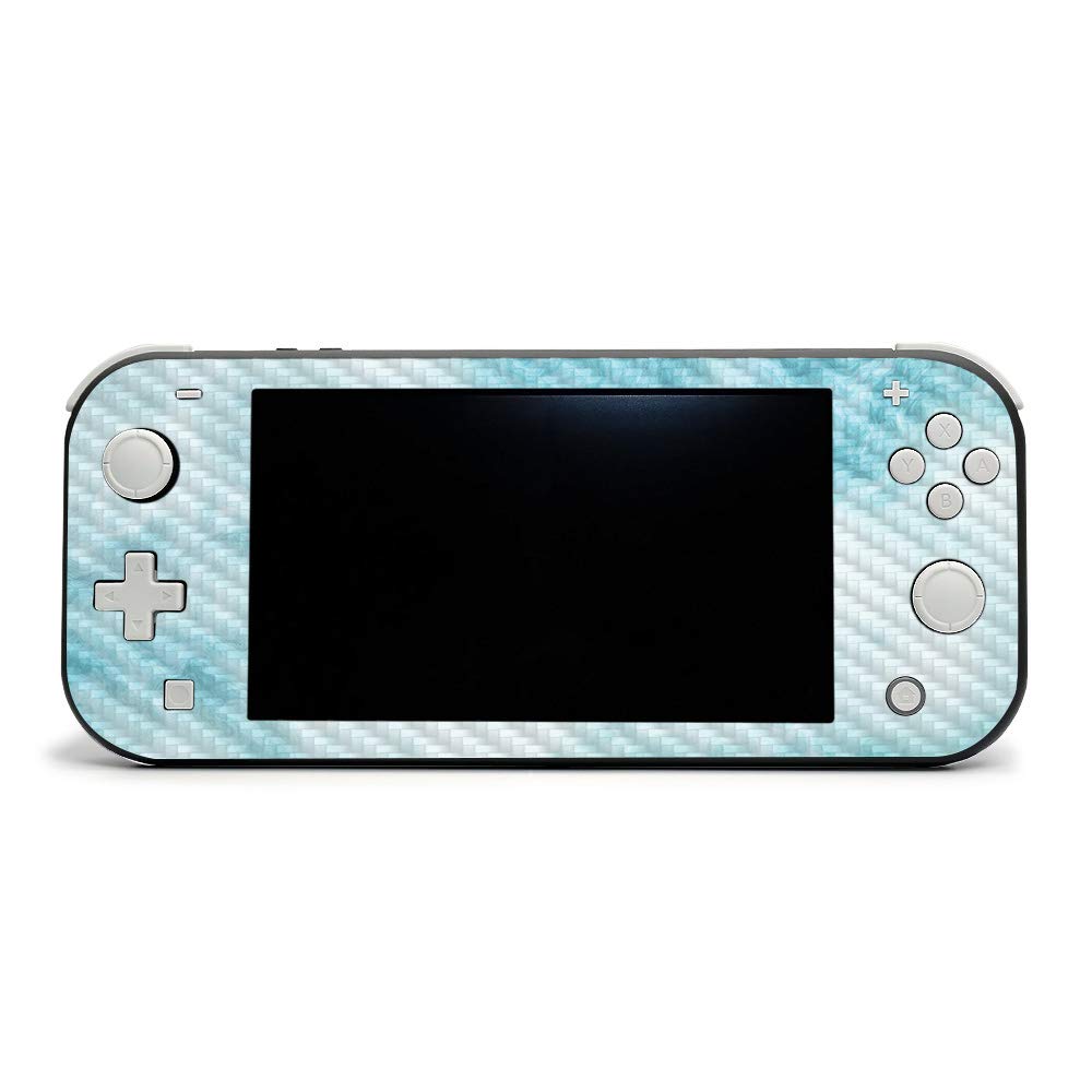 Premium Carbon Fiber Skin for Nintendo Switch Lite - Blue Marble Design | Protective & Durable Textured Cover | Easy to Apply & Remove | Made in USA | Perfect for Gaming Protection & Style Enhancement