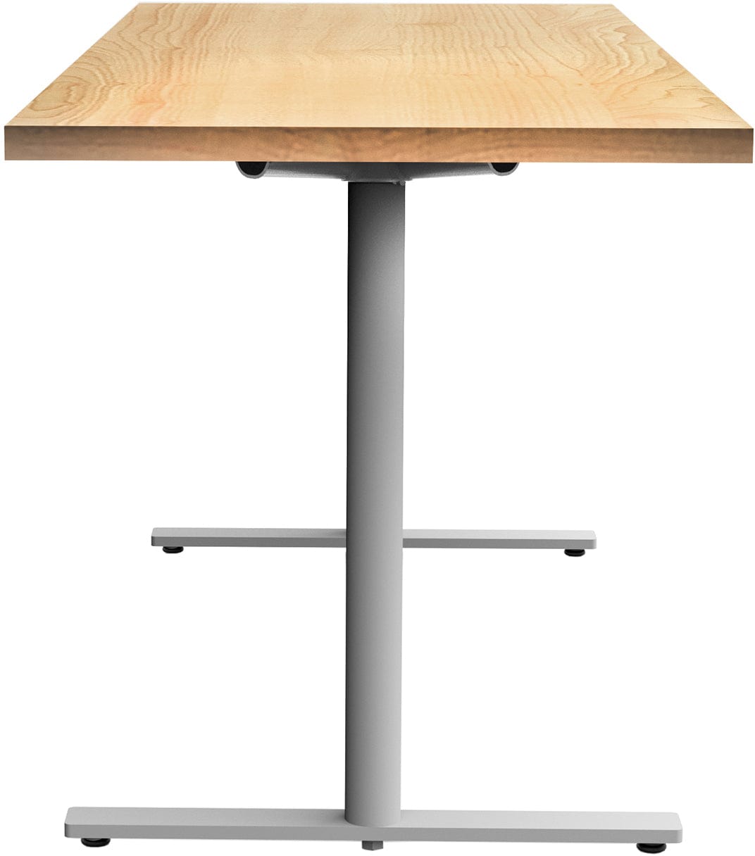 Safco JURNI 60 x 24 Inch Multi-Purpose Table with T-Leg Base and Glides - Perfect for Office, Classroom, Conference Room, and Home Use [JN6024NFXTGL]