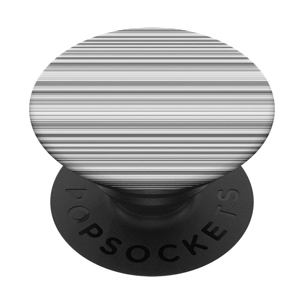 PopSockets PopGrip - Swappable Phone Grip (Black/White/Grey) for Secure Hold