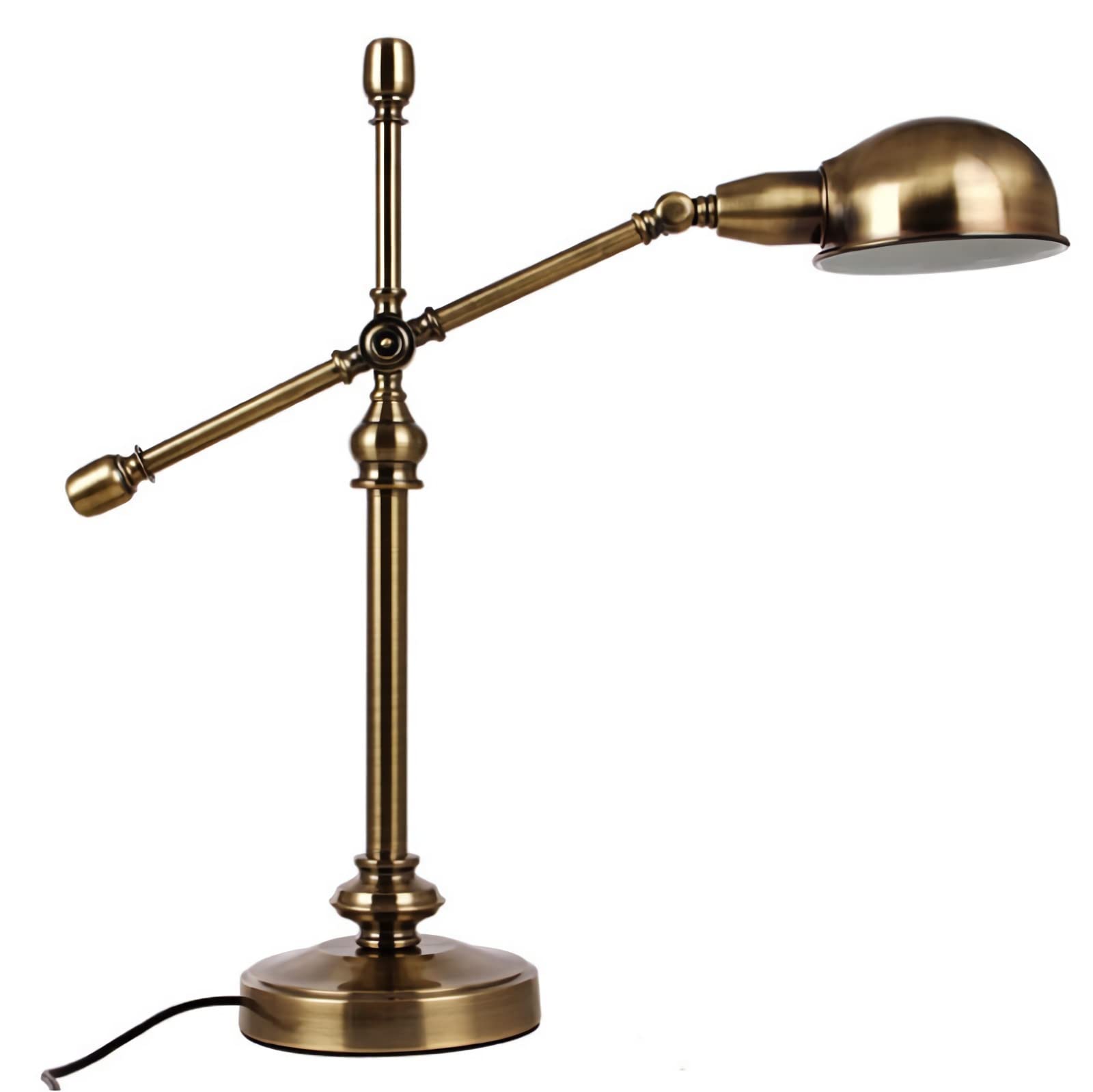 Modern Adjustable Angle Table Lamp with Push Button Switch - Warm White LED Bedside Reading Light for Home Office, Bedroom & Cafe Decor - Perfect for Nightstands, Desks & Workspaces