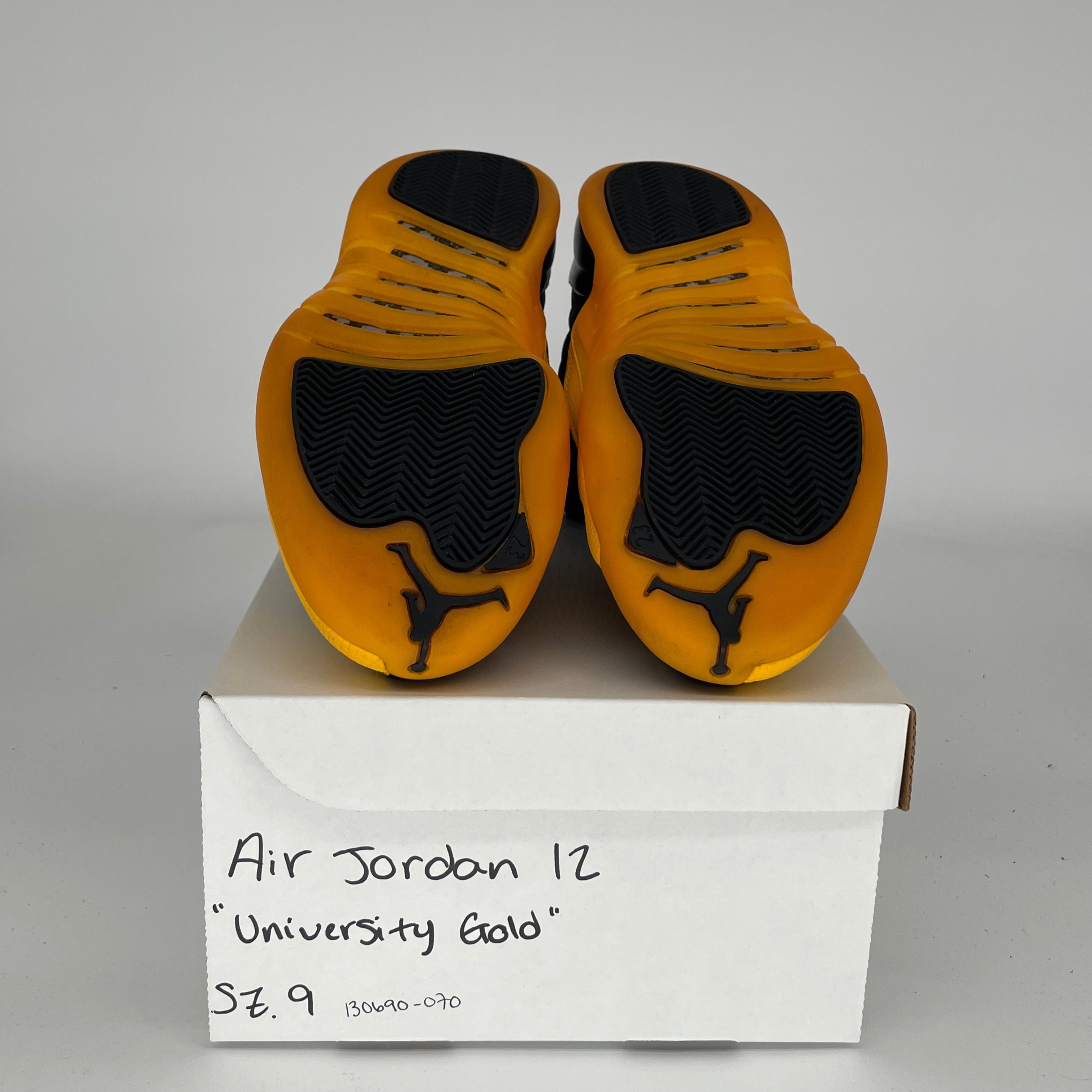 AIR JORDAN 12 UNIVERSITY GOLD MEN'S BASKETBALL SHOES SIZE 9 - 130690-070 | Retro Sneakers for Basketball, Streetwear & Casual Style
