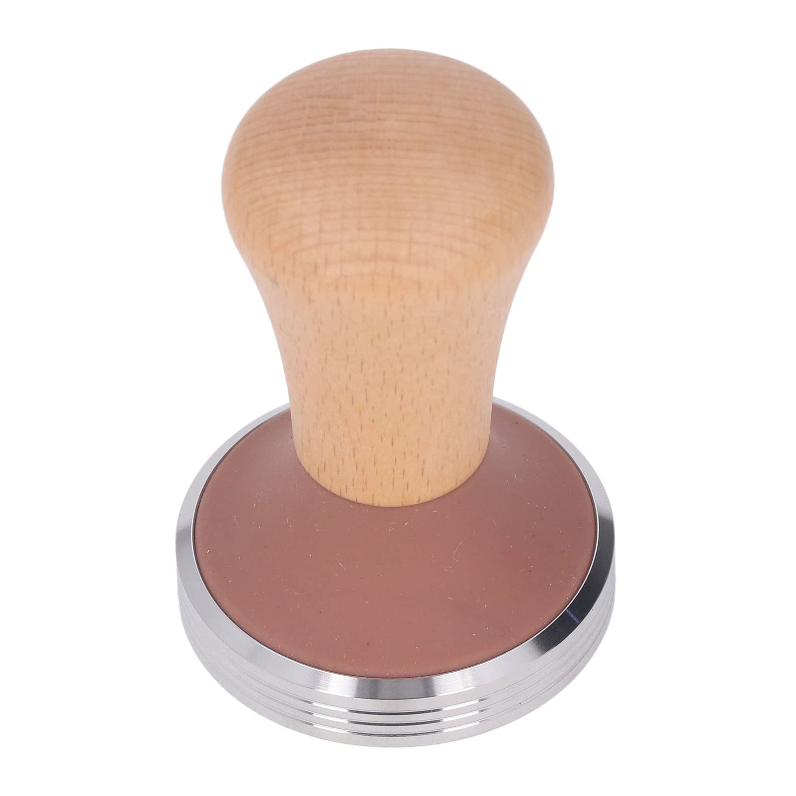 Premium Yosoo Espresso Tamper 58mm - Stainless Steel Base with Wooden Handle, Professional Coffee Press Tamper for Espresso Machines | Perfect for Baristas & Home Brewing | Ideal for Coffee Shops, Cafes & Home Use
