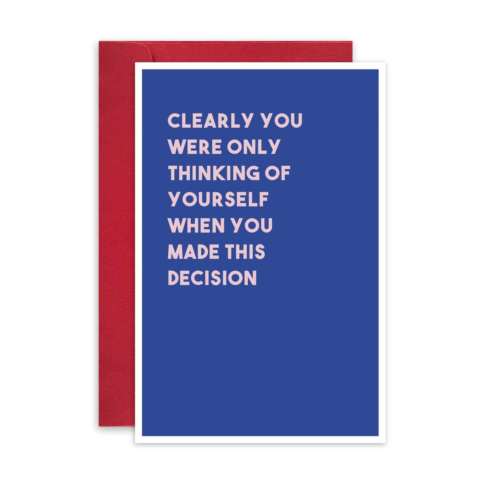 Funny New Job Greeting Card - Sarcastic Coworker Going Away Card - Humorous Office Farewell Card for Colleagues - Perfect for Retirement, Resignation & Career Changes - Workplace Humor Gift Idea