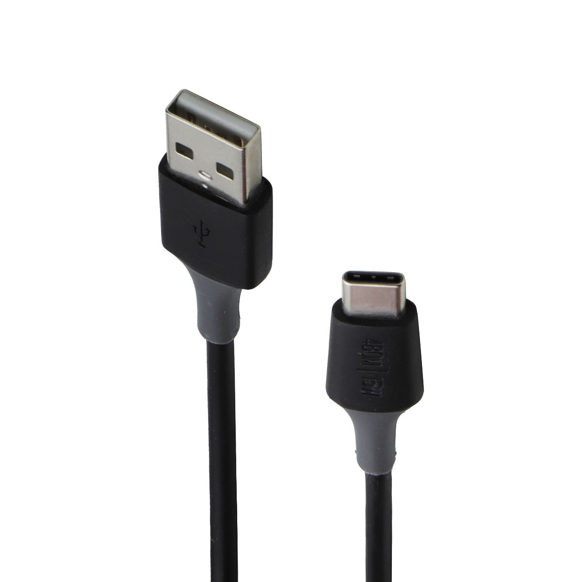 360 Electrical Infuse 3 FT USB C to USB A Fast Charging Cable - High Speed Data Sync & Power Delivery - Compatible with Smartphones, Tablets & More (Black) - Perfect for Home, Office & Travel Charging