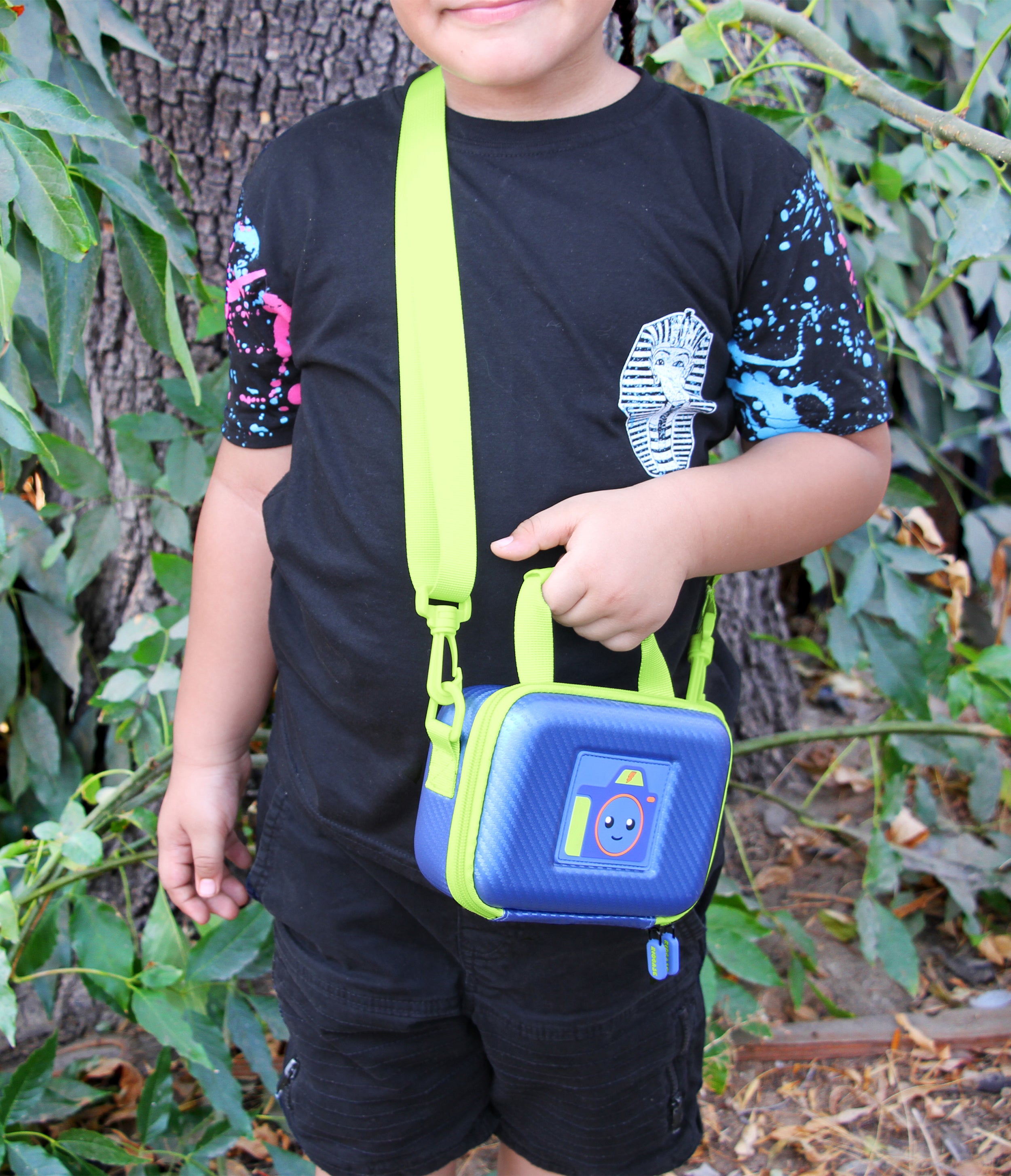CASEMATIX Protective Camera Case for VTech KidiZoom Duo Selfie Cam - Durable Travel Storage Bag with Adjustable Strap - Fits KidiZoom Pix, Twist Connect & More - Perfect for Kids Travel, School & Outdoor Adventures
