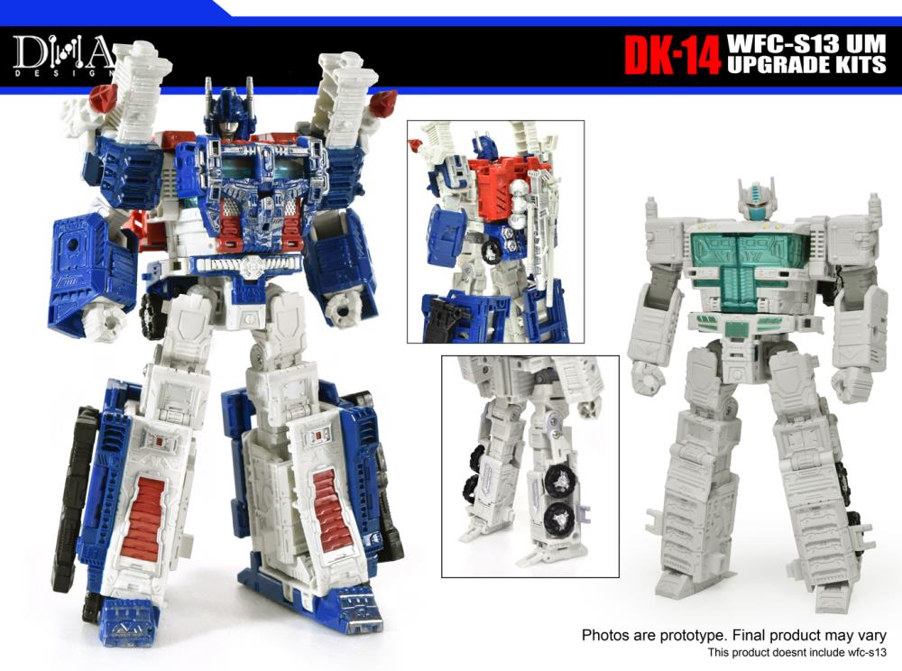 DNA Design DK 14 Upgrade Kit for WFC S13 - Transformers War for Cybertron Siege Action Figure Accessories - Perfect for Collectors & Customization Projects