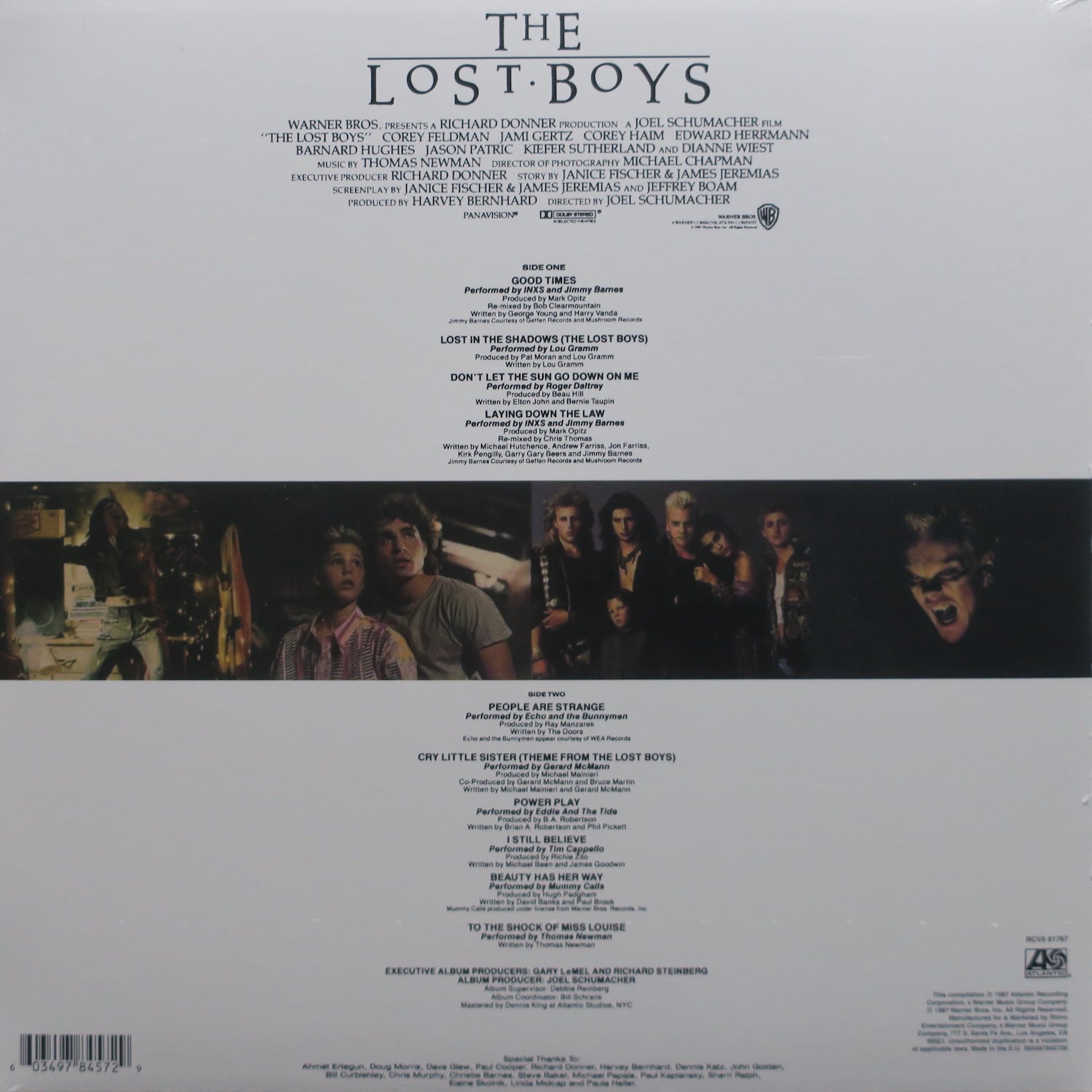 LOST BOYS Original Motion Picture Soundtrack - Limited Edition RED Vinyl LP Featuring INXS & Jimmy Barnes - Perfect for 80s Music Collectors and Movie Memorabilia Fans