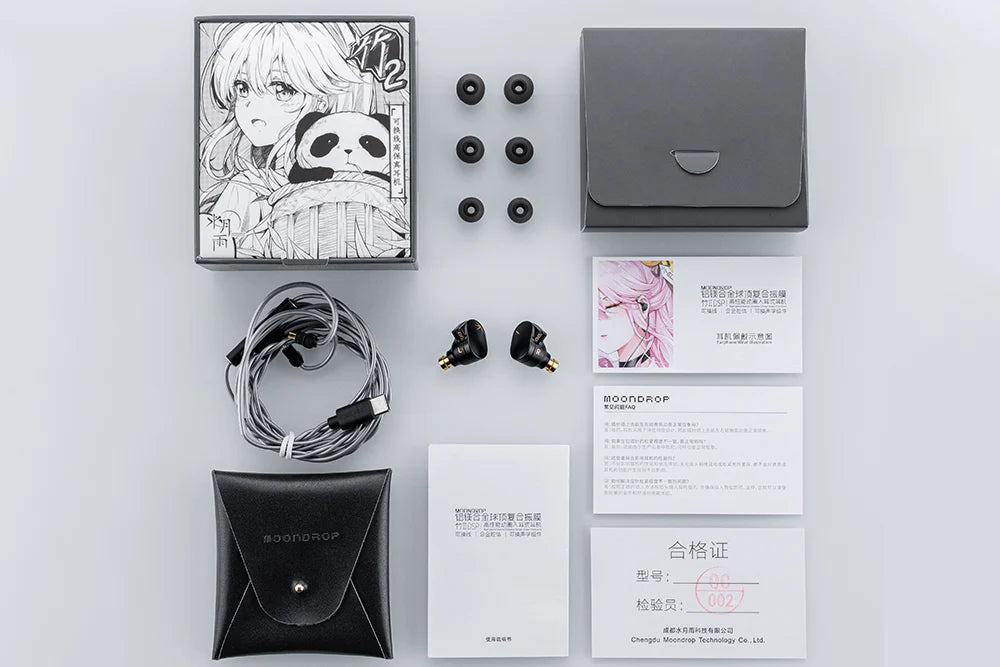 MOONDROP CHU II DSP Type-C In-Ear Headphones (IEM) - HiFi Sound, Noise Isolation for Music, Gaming & Travel