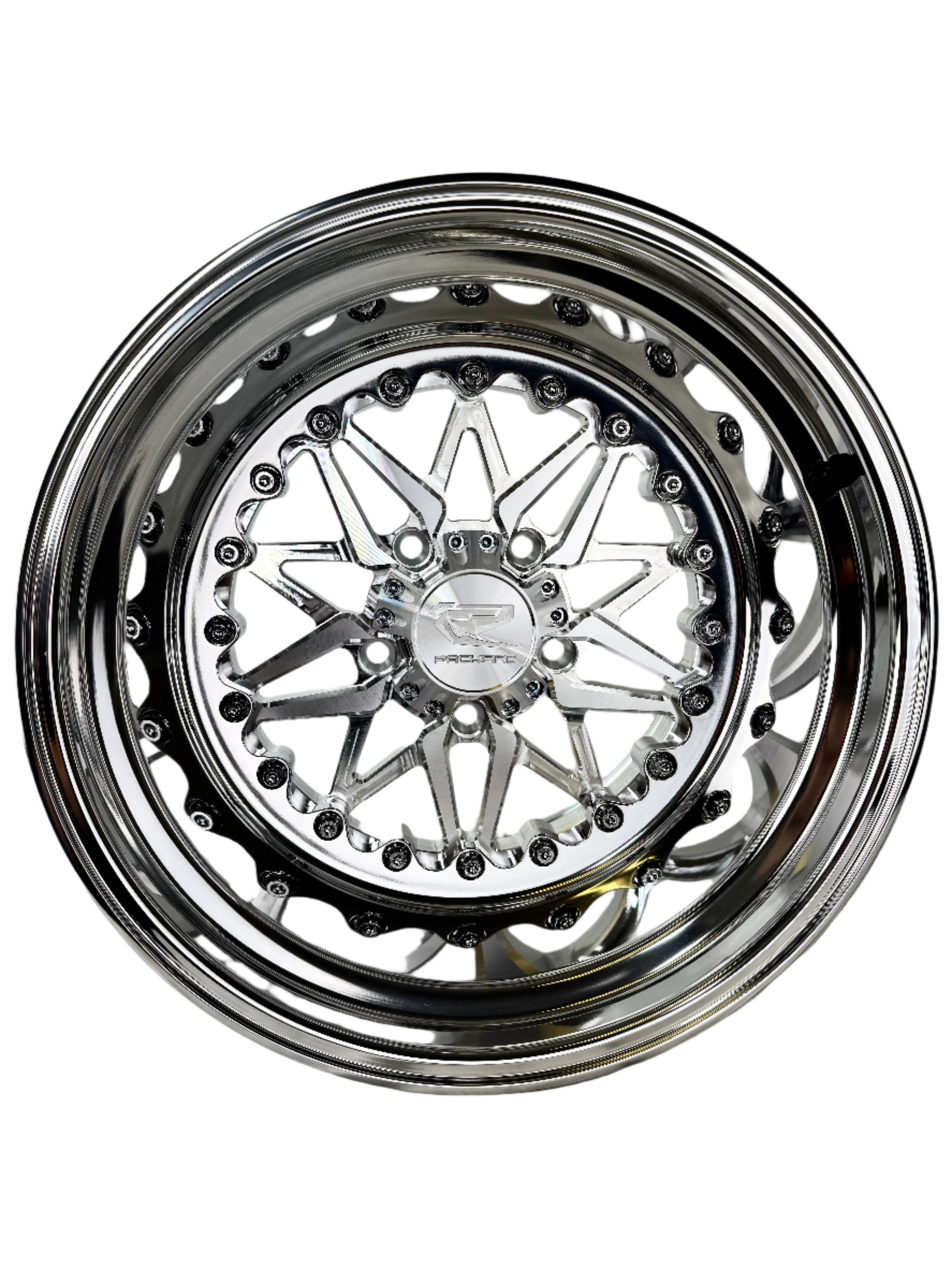 Impact 2.0 FF Forged Polished Silver RZR PRO R 5X4.5 Wheel - High Performance Off-Road Wheels for RZR PRO R - Perfect for Trail Riding, Mudding & Off-Road Adventures
