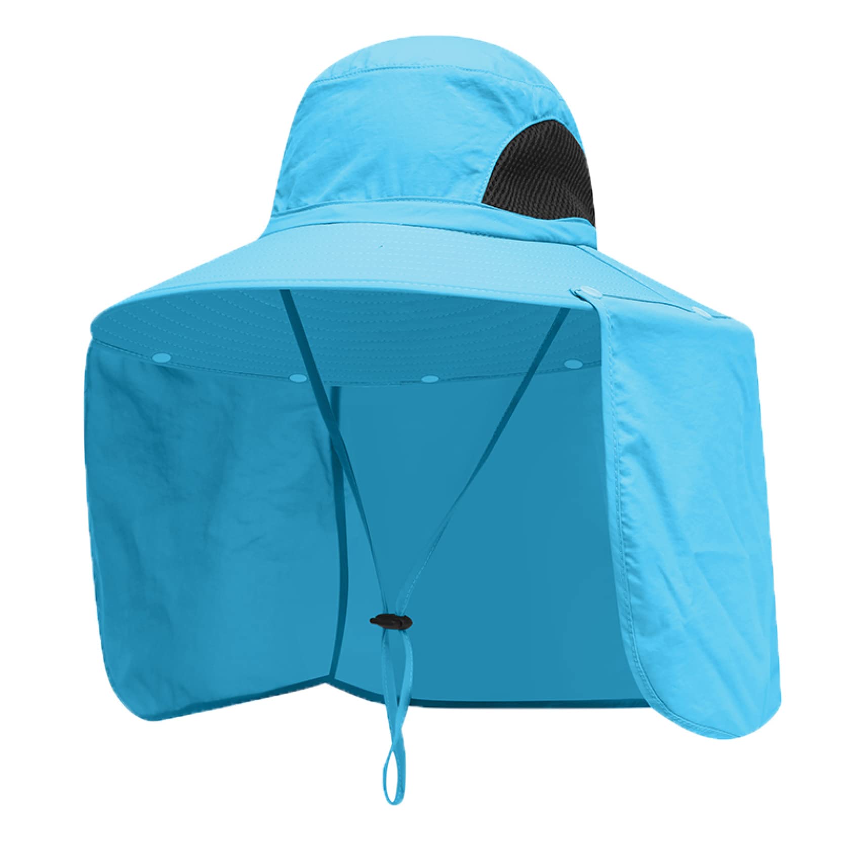 Best Sun Hats for Men & Women - Wide Brim Bucket Hat with Neck Flap for UV Protection - Perfect for Hiking, Fishing, Beach & Outdoor Activities in Spring & Summer