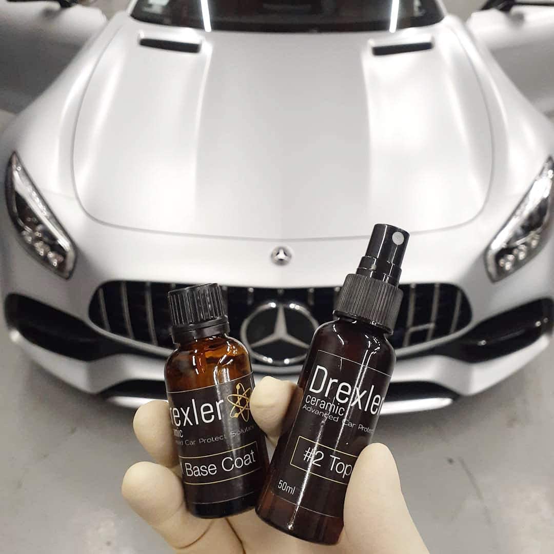 Professional Grade 9H SiO2 Ceramic Coating Kit - Full Exterior Protection for Cars (Paint, Wheels, Glass) with Maintenance Spray | Ultimate Car Detailing Solution for Long-Lasting Shine & Protection