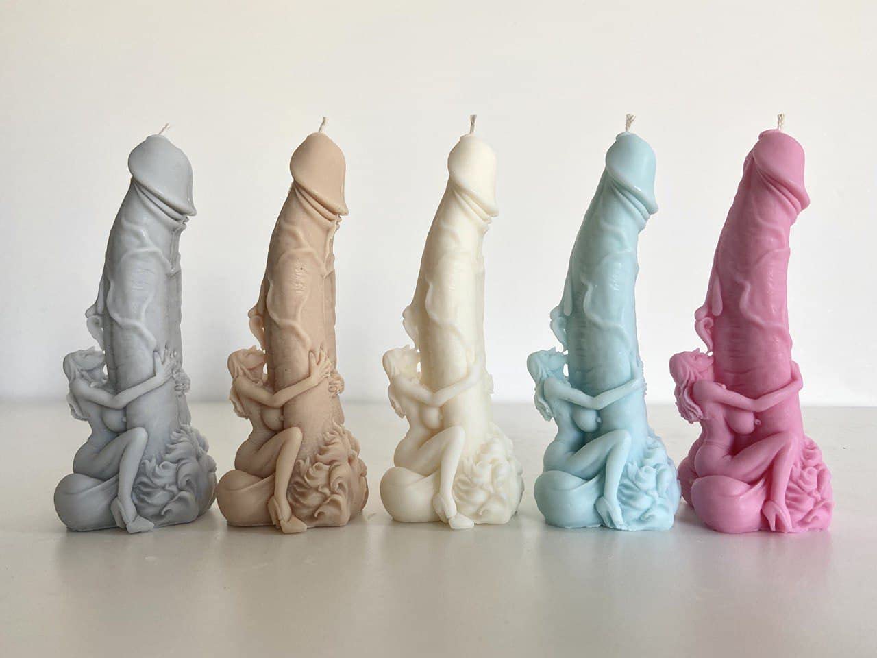 Best Selling Penis Shaped Candle - Fun Novelty Gift for Bachelorette Parties, Bridesmaids & Stag Nights (Pink, Mango & Papaya Scented) - Perfect for Adult Humor Gifts, Girls Night Out & Wedding Party Favors
