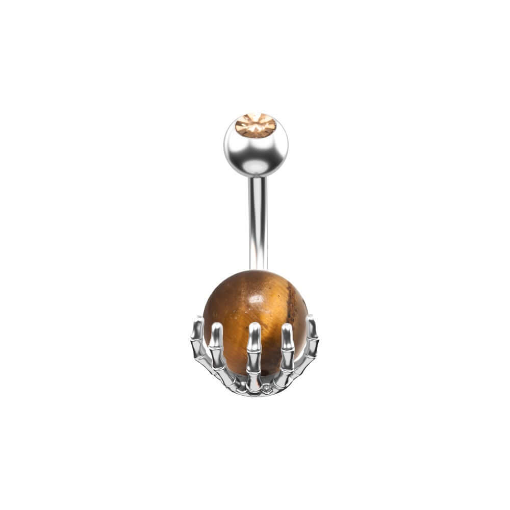 Opal Paw Belly Button Ring - Cute and Stylish Navel Piercing Jewelry for Women | Perfect for Everyday Wear, Parties, and Unique Fashion Statements