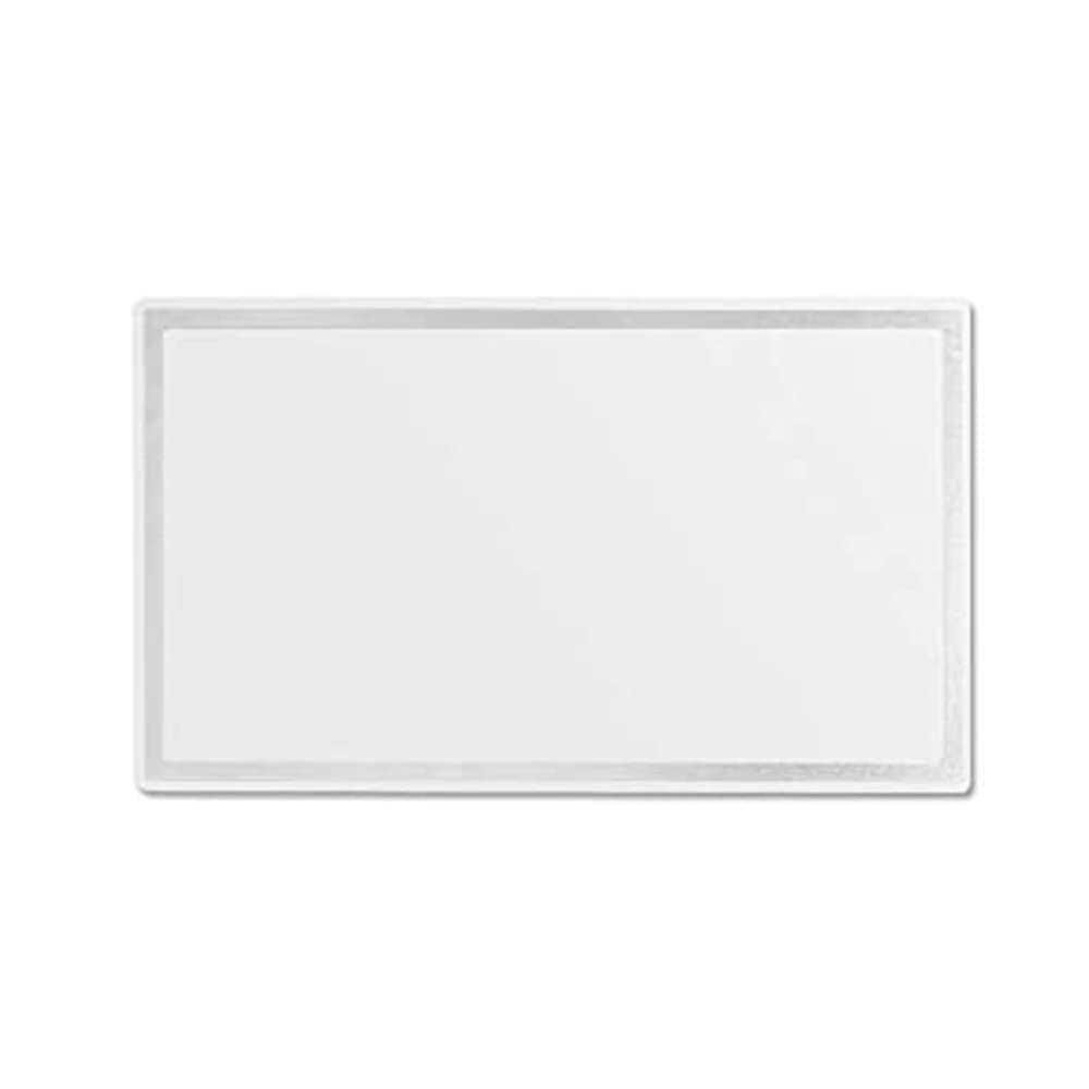 Studyset Car Visor Mirror Seatback Makeup Mirror - Stainless Steel Travel Vanity Mirror 110x65x1mm - Perfect for On-the-Go Makeup & Rear Seat Monitoring