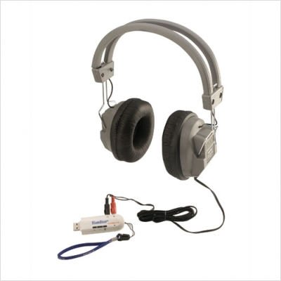 Buhl Deluxe USB Headphones with Noise Cancelling & Built-in Mic - Comfortable Over-Ear Headset for PC, Gaming, Office & Online Meetings (Black)