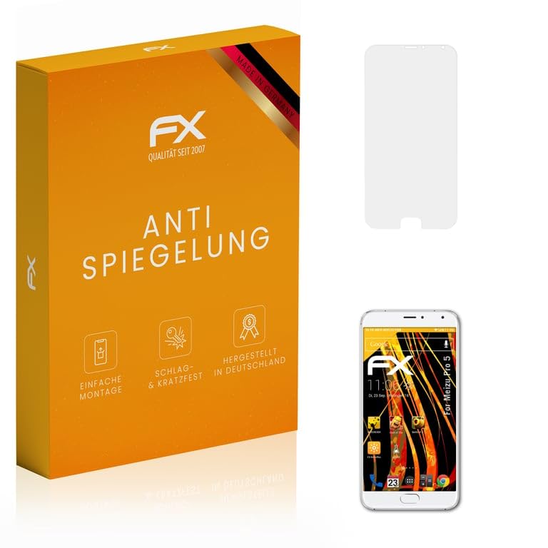 Meizu Pro 5 Screen Protector [3-Pack] - Anti-Glare & Shockproof Tempered Glass Film for HD Clarity | Perfect for Gaming, Reading & Outdoor Use