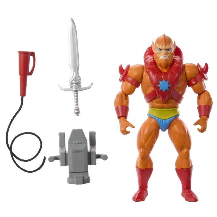Beast Man Cartoon Action Figure - Masters of the Universe Origins Collectible Toy for Adults & Kids | Perfect for Display, Gift Giving, and MOTU Fans
