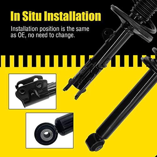 GARVEE 37252 Rear Shocks Replacement for Chrysler 300 Dodge Charger Magnum - Complete Pair Set - Heavy Duty Suspension Upgrade for Smooth Ride & Enhanced Performance