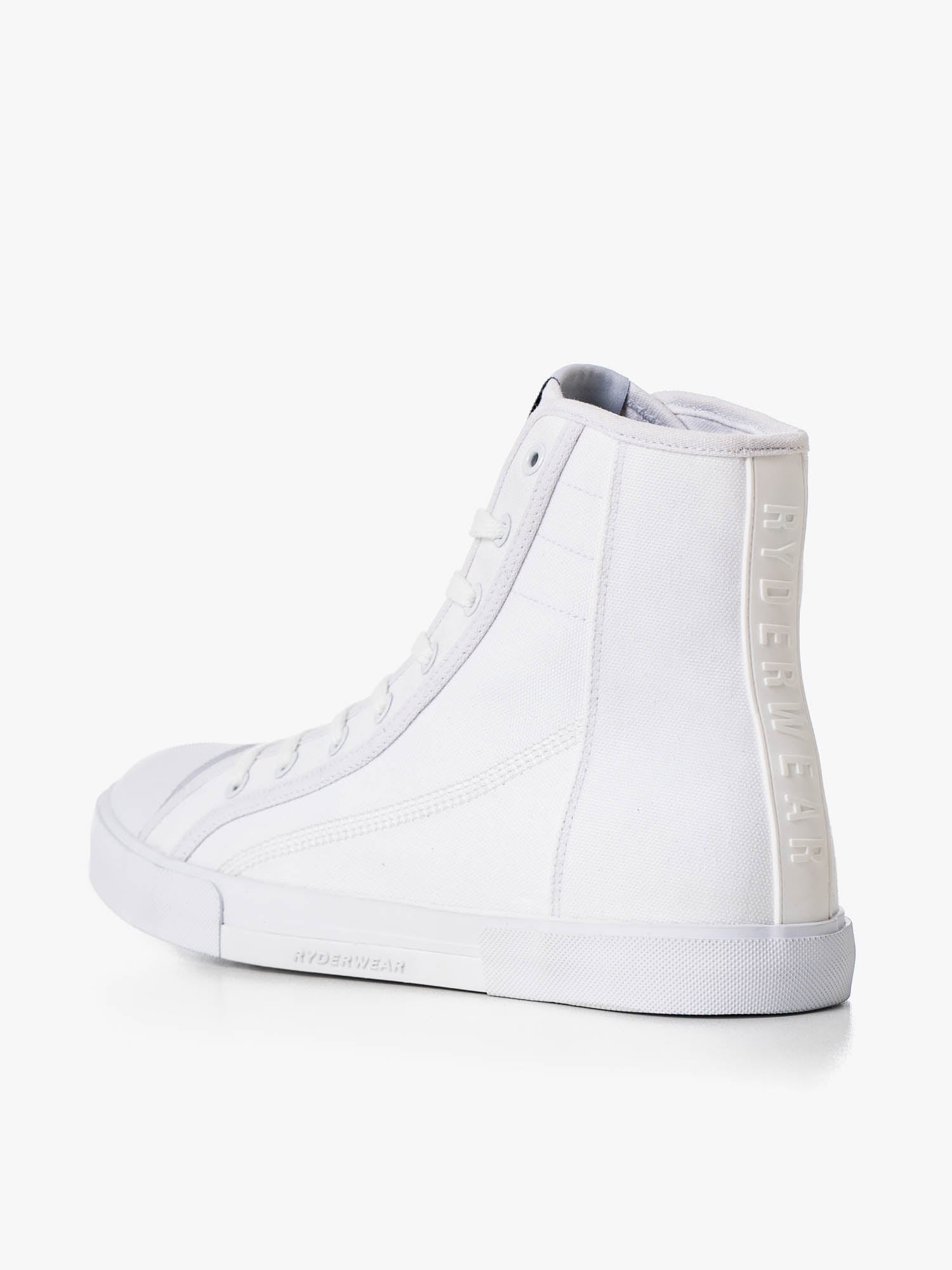 Vulcanized High Top Sneakers - White Canvas Shoes for Men & Women | Casual Streetwear, Skateboarding & Urban Fashion
