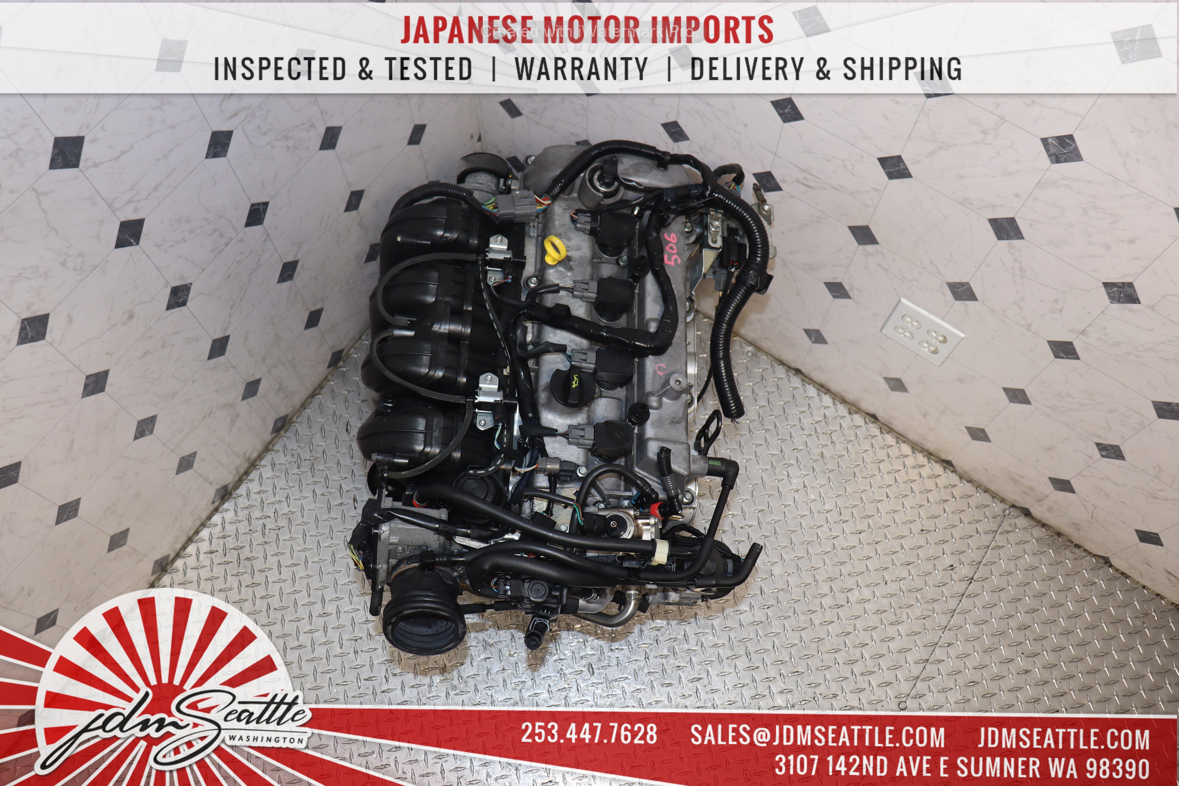 JDM LF-VE 2.0L Engine for 2006-2009 Mazda 3 | Replacement for 2.3L 4-Cylinder DOHC VVT | Perfect for Performance Upgrades & Engine Swaps