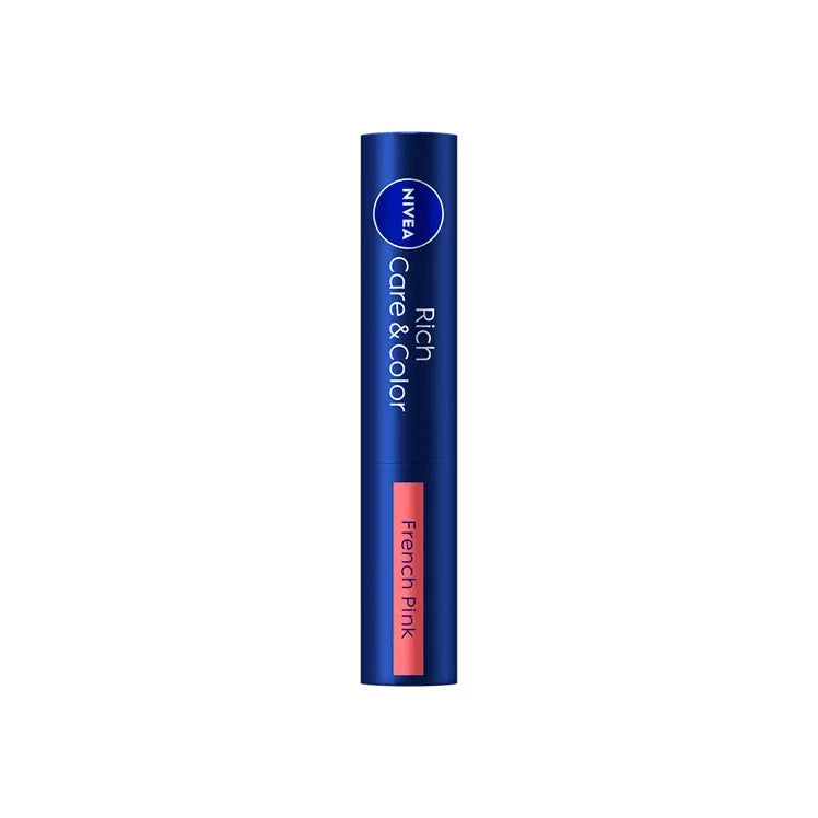Nivea Japan Rich Care & Color Moisturizing Tinted Lip Balm 2g - Hydrating & Nourishing Lip Care with Natural Tint | Perfect for Daily Moisture & Subtle Color Enhancement