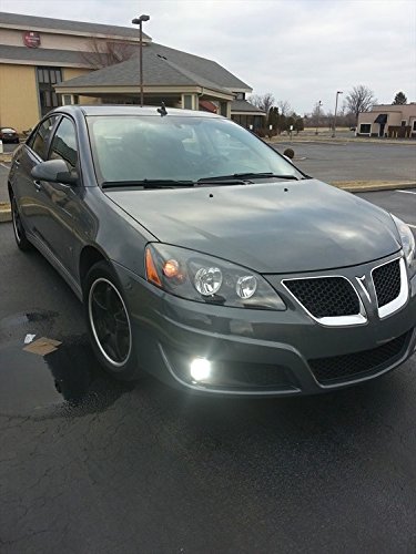 2009.5 Pontiac G6 Halo Angel Eye Fog Lights Kit - DRL LED Daytime Running Lights for Improved Visibility & Style (Perfect for Night Driving & Custom Car Upgrades)