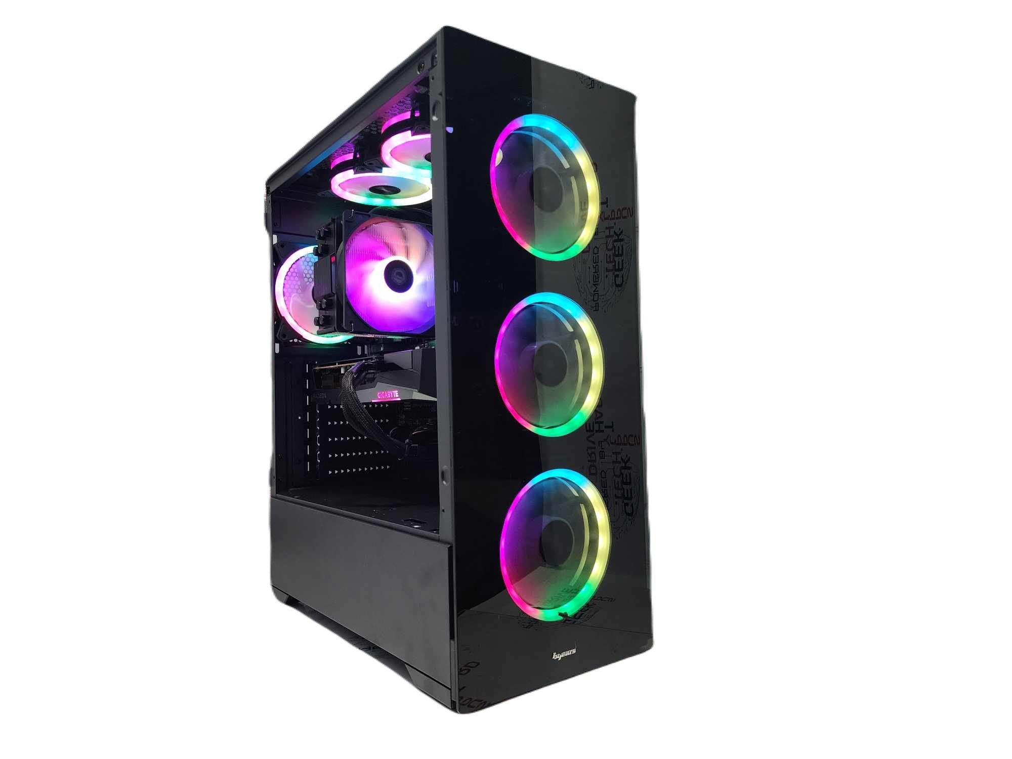 Custom Gaming PC Desktop Computer - AMD Ryzen 9 9900X3D, 2TB SSD, RX 6700 XT GPU, 32GB RAM, Black Vog A620M - Ultimate Gaming & Streaming Setup for Esports & 4K Gaming