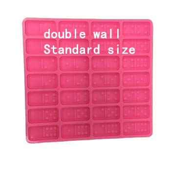 Premium Double-Wall Silicone Domino Molds for Epoxy Resin Casting - 28 Cavity DIY Chocolate, Candy, Cake & Jewelry Making Mold - Perfect for Personalized Dominoes, Pendants & Crafts (Ideal for Home Baking, Party Favors & Handmade Gifts)