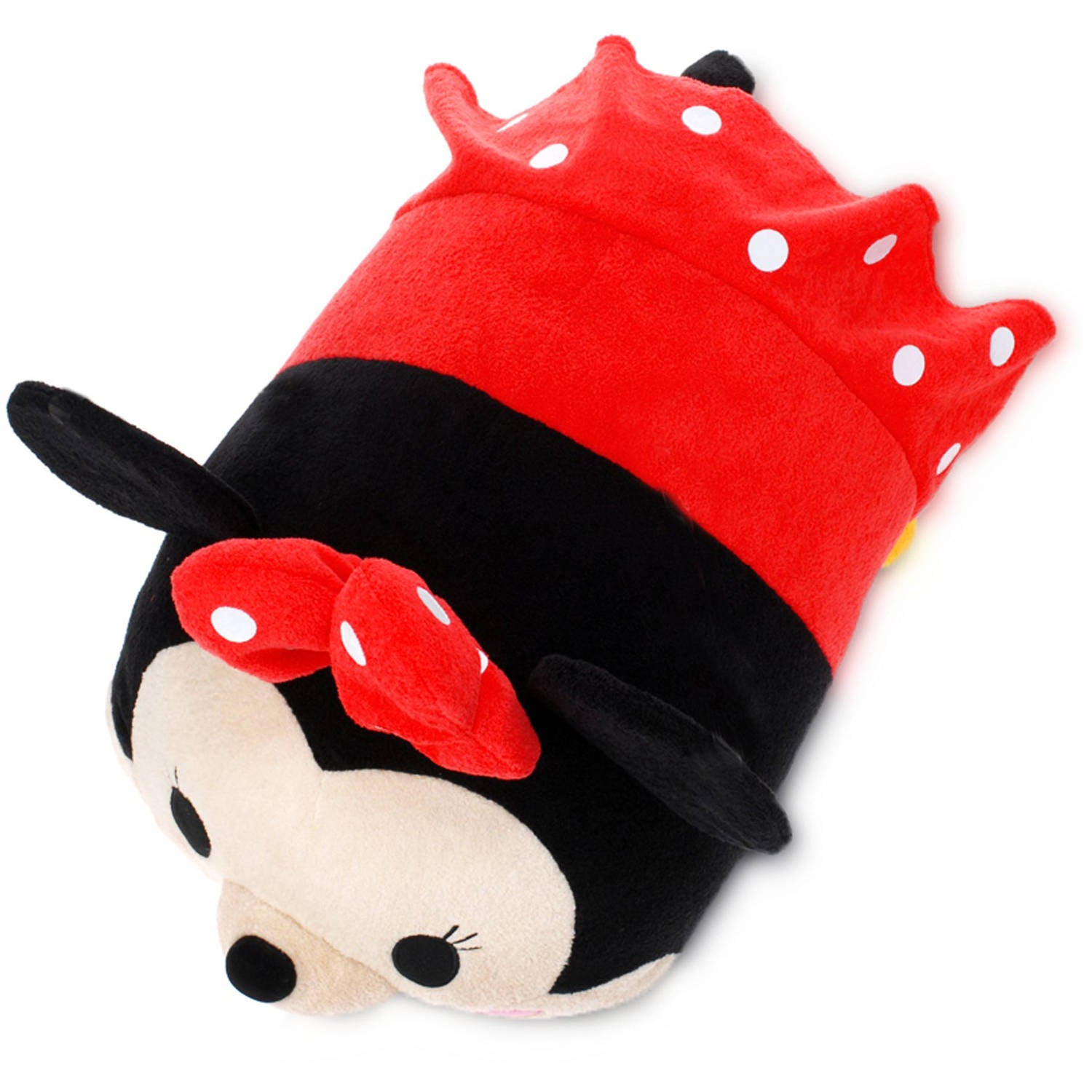 Disney Minnie Mouse Tsum Tsum Medium Plush Toy - Soft Stuffed Animal for Kids, Collectible Gift for Disney Fans - Perfect for Bedroom Decor, Birthday Presents & Cuddling