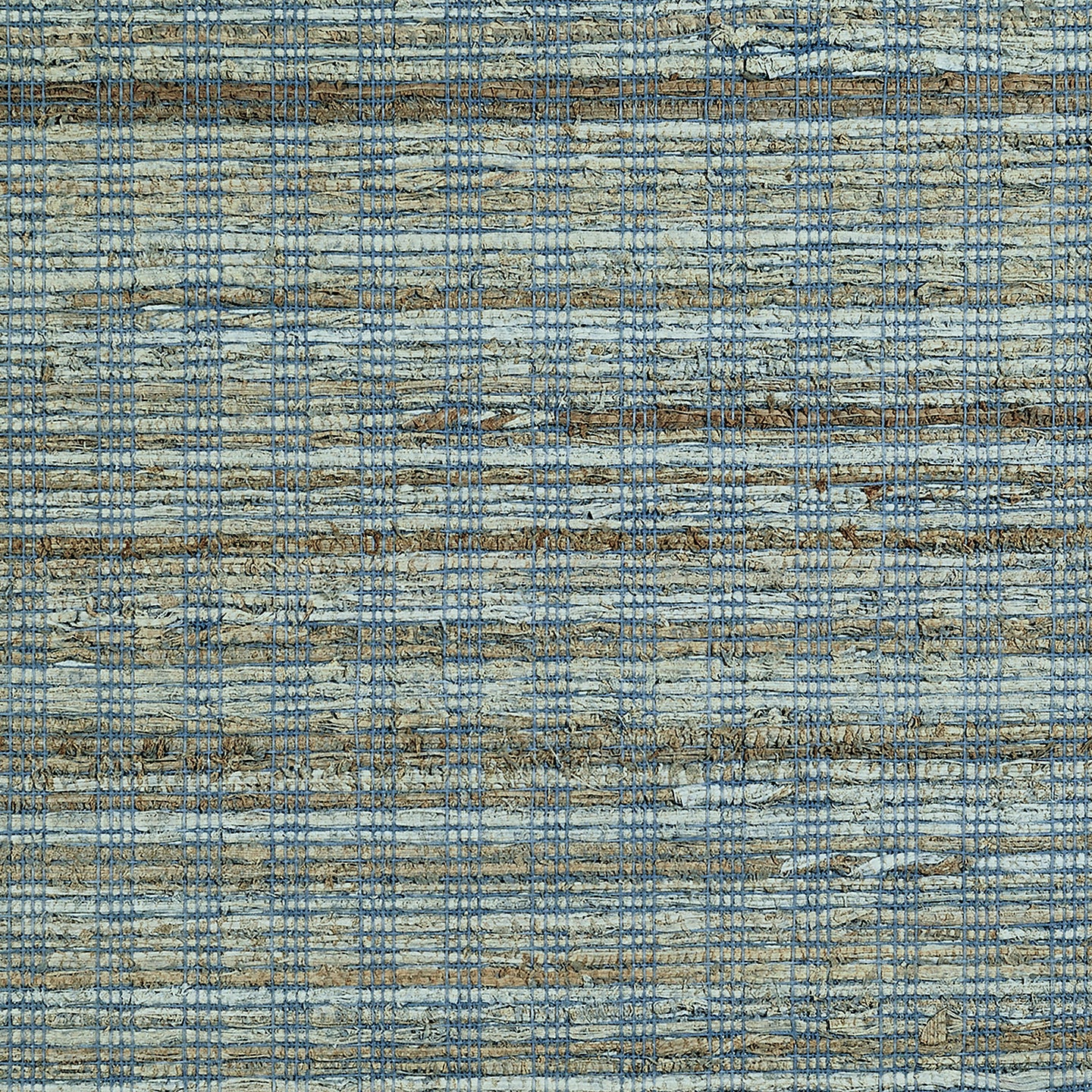 10146 | Woven Husk Mantra Blue Wallpaper by Phillip Jeffries - Premium Textured Wall Covering for Living Room, Bedroom & Office Decor