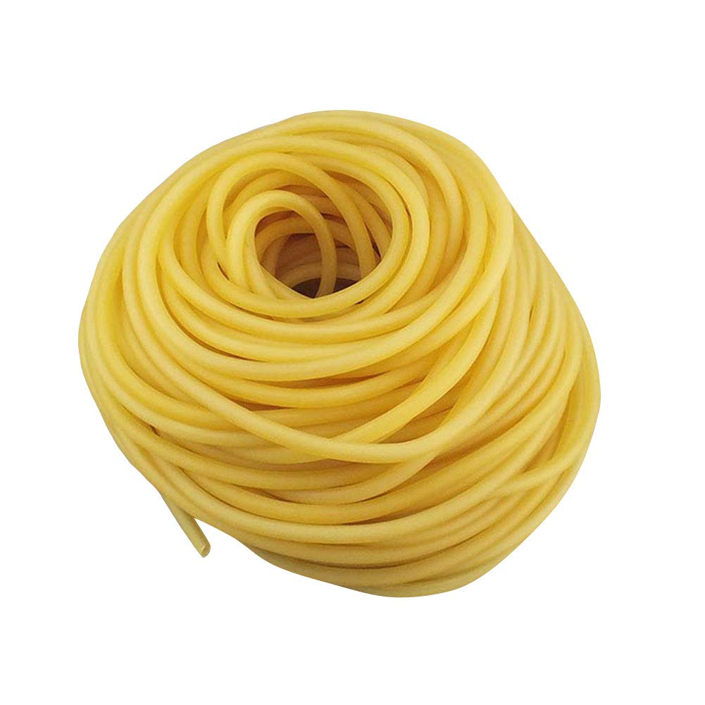 Premium Natural Latex Rubber Tubing - 2mm ID 4mm OD Flexible Rubber Hose (100m Length) - Ideal for Aquariums, Medical Equipment & DIY Projects