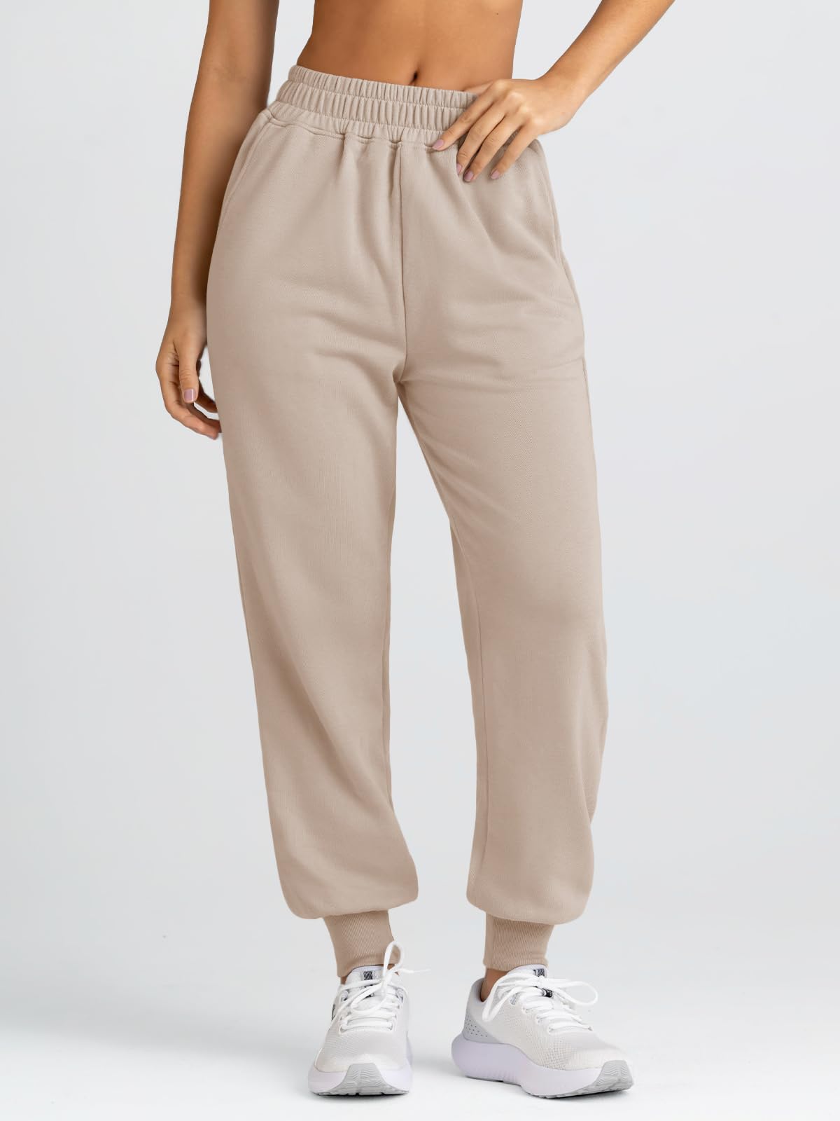 Yovela Women's High Waisted Baggy Sweatpants - Casual Joggers with Pockets for Fall & Winter | Y2K Aesthetic Warm Lounge Pants for Women | Perfect for Home, Gym, Running Errands & Streetwear Fashion