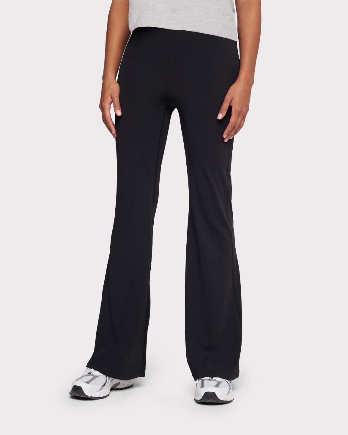 Tall Soft & Stretch High Rise Flared Leggings for Women - Black | Yoga, Workout & Everyday Comfort Wear