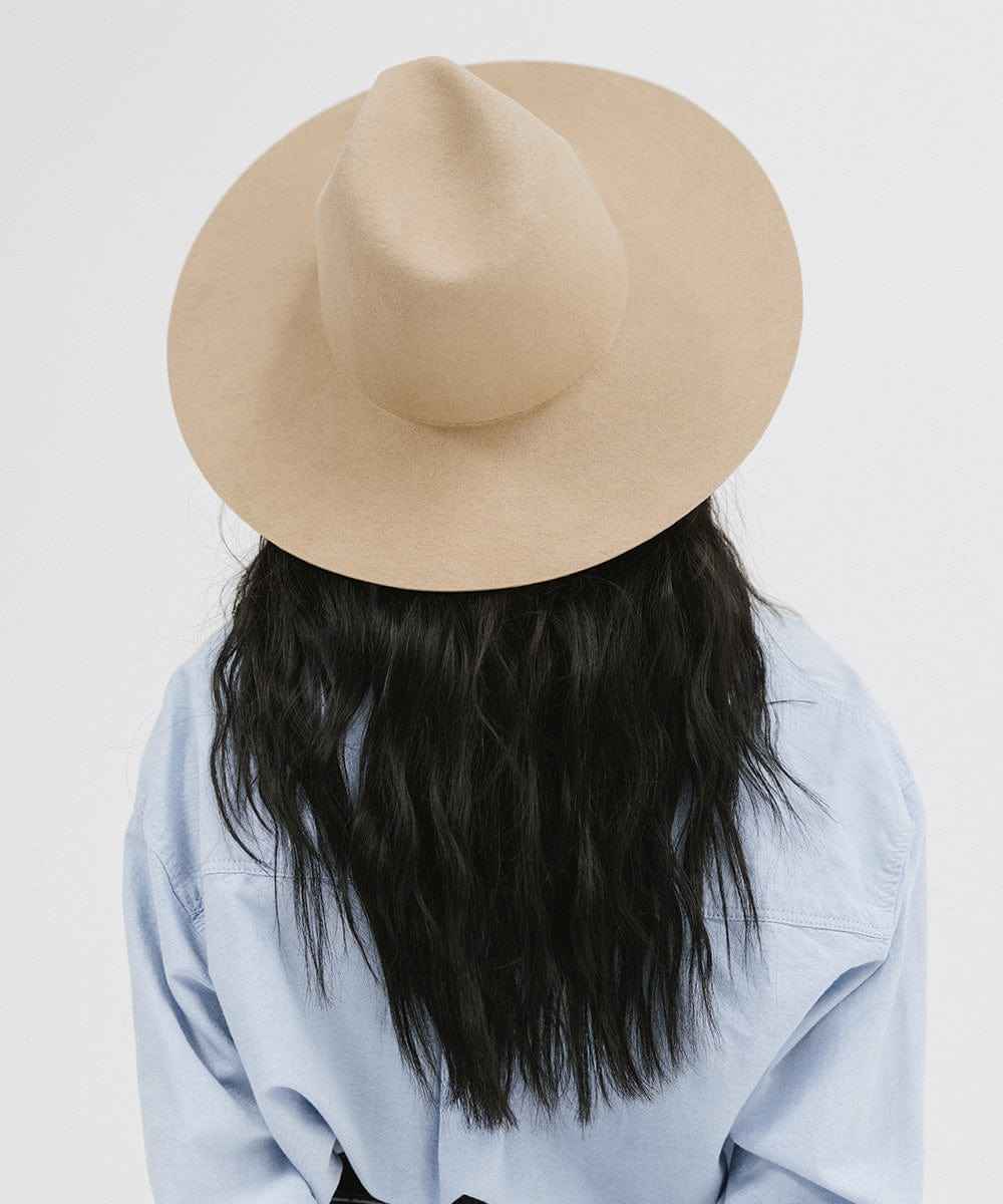 Emma Wide Brim Fedora Hat for Women - Stylish Sun Hat with UPF 50+ Protection - Perfect for Beach, Outdoor, and Summer Fashion