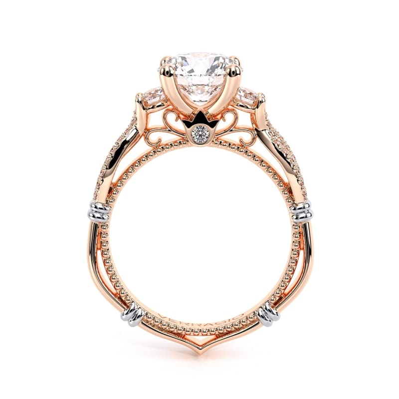 1.35 Carat Vintage 3 Stone Moissanite Engagement Ring for Women - 10K/14K/18K Gold or Platinum Plated Silver - Elegant Wedding, Proposal & Anniversary Jewelry Gift