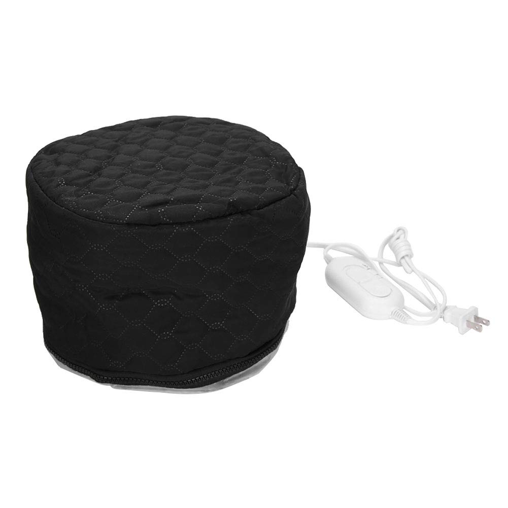 Adjustable Thermal Hair Steamer Cap - Reusable Deep Conditioning Heat Cap for Natural Hair Care & Styling | Portable Home & Spa Use for Moisturizing Therapy & Shower Steam Treatment