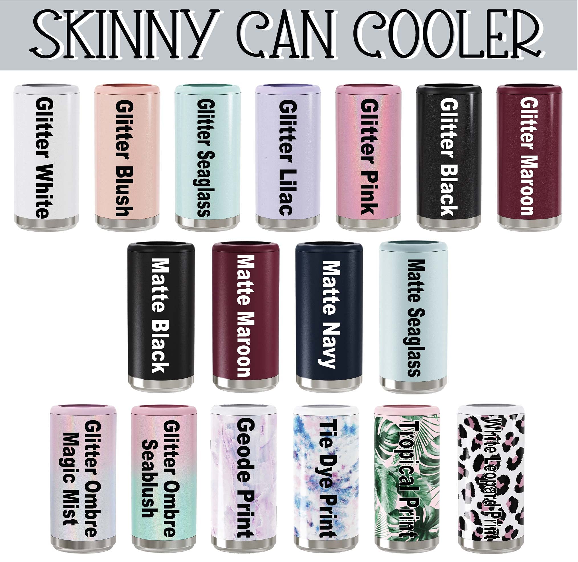 Personalized Skinny Can Cooler for Girls Weekend - Hard Seltzer & Slim Can Insulated Tumbler - Perfect for Girls Getaway, Vacation & Trip Weekend - Great for Pool Parties, Beach Outings & Bachelorette Celebrations