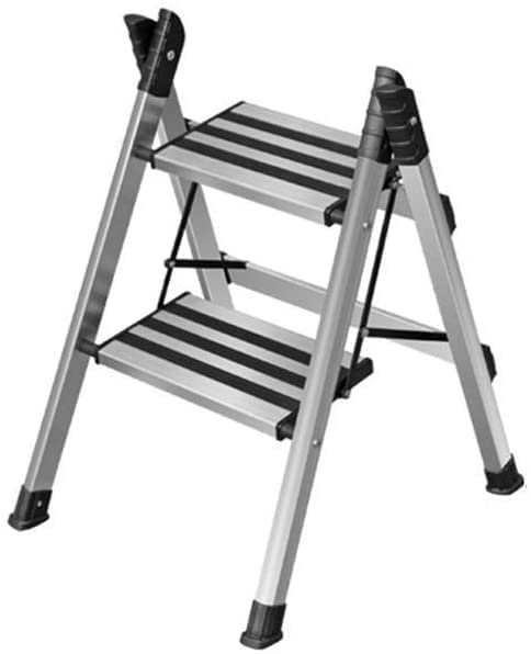Waterproof 2-Step Kitchen Ladder - Heavy Duty 150kg Capacity (44x50x63cm) for Car Wash, Barbershop, Camping & Outdoor Use - Non-Slip Stool for Trimming Leaves & Home Convenience