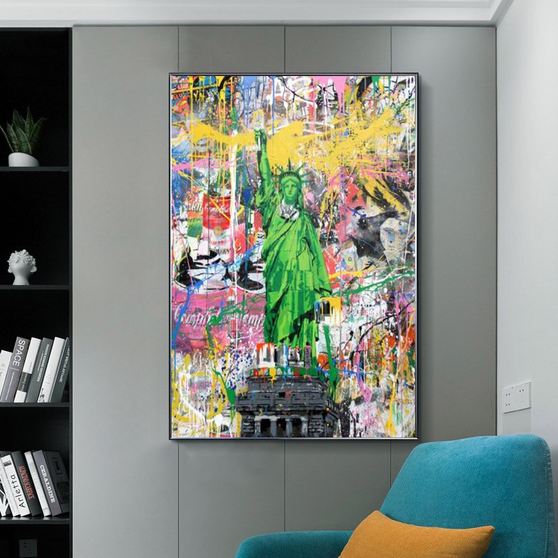 Statue of Liberty Poster - Premium American Freedom Wall Art Decor for Home, Office & Classroom | Patriotic Gift Idea