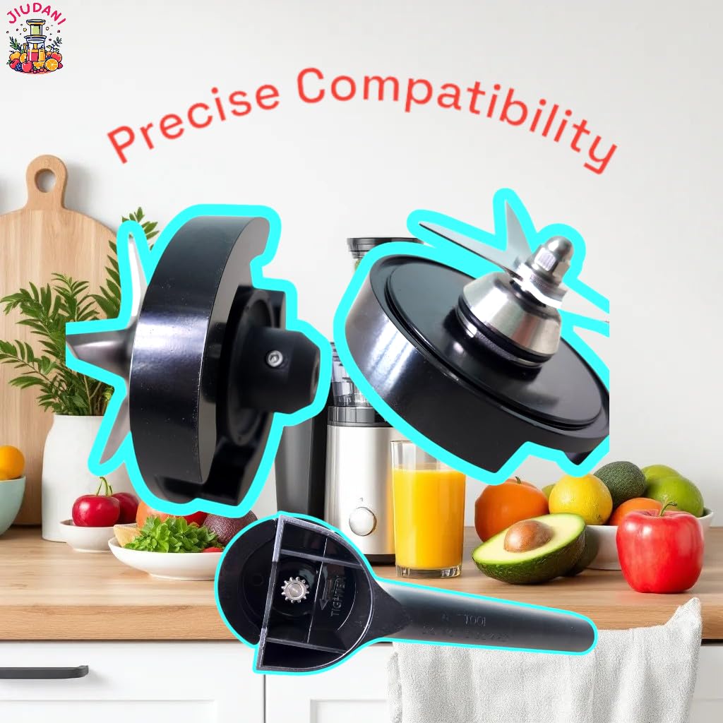 Vitamix 5200 Series Blender Repair Kit - 4 Knife Blades, Wrench, Removal Tool & Drive Socket - Compatible with 32oz, 48oz & 64oz Containers - Perfect for Smoothie Making, Food Processing & Kitchen Appliance Maintenance