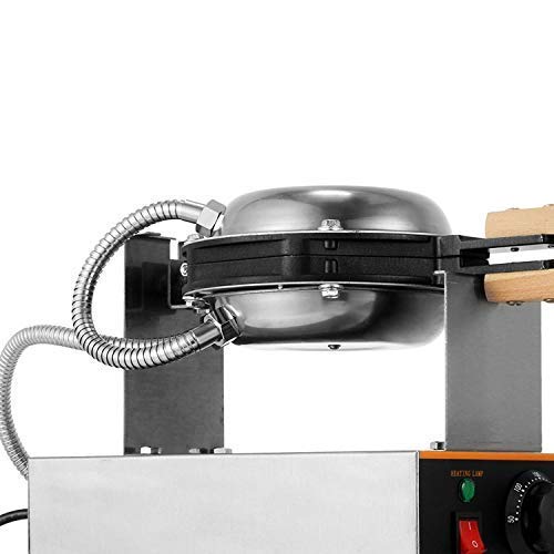 Commercial Bubble Waffle Maker - Hong Kong Style Egg Puff Machine for Belgian Bubble Waffles | Perfect for Cafes, Food Trucks, and Home Breakfast
