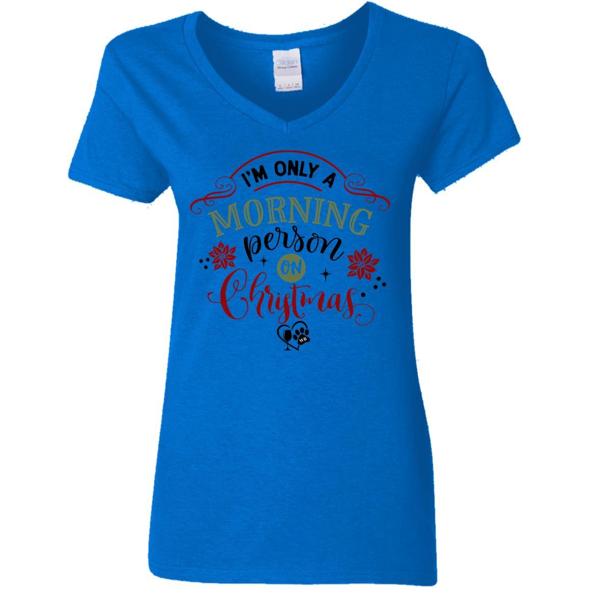 WineyBitches.Co Women's 5.3 oz V-Neck T-Shirt - Soft Cotton Casual Tee for Everyday Wear, Girls Night Out & Wine Tasting Events