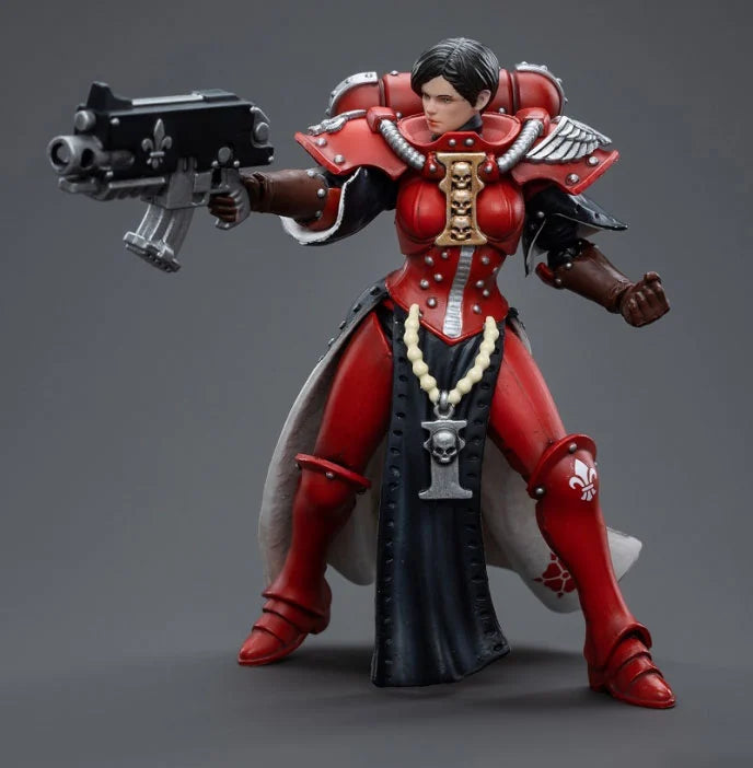JOYTOY Warhammer 40K Adepta Sororitas Battle Sisters - Order of the Bloody Rose Sister Ignacia Action Figure | Collectible Miniature for Tabletop Gaming & Warhammer 40K Fans | Perfect for Display, Battle Scenes & Gift Giving