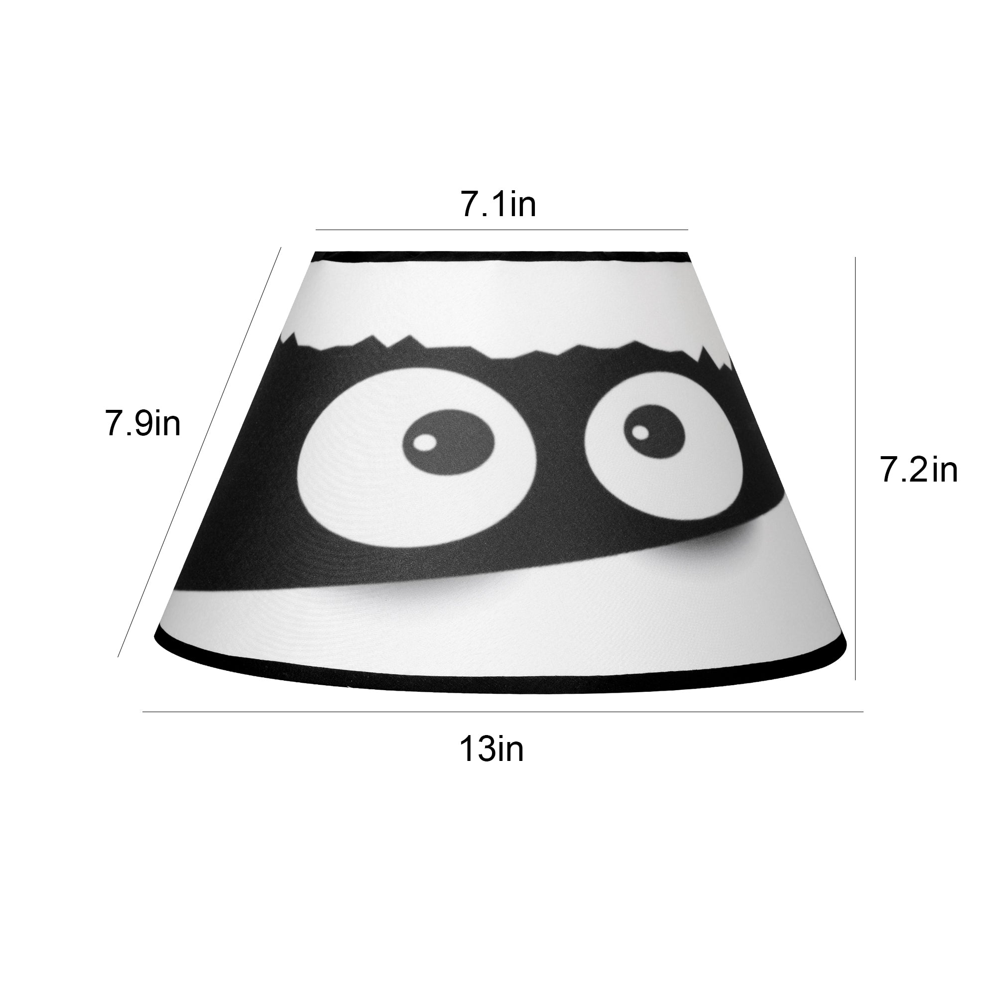 Halloween Limited Edition Round Empire Lamp Shade Set of 2 - 7x13x7.8 Inches for Spooky Home Decor | Perfect for Living Room, Bedroom & Halloween Party Decorations