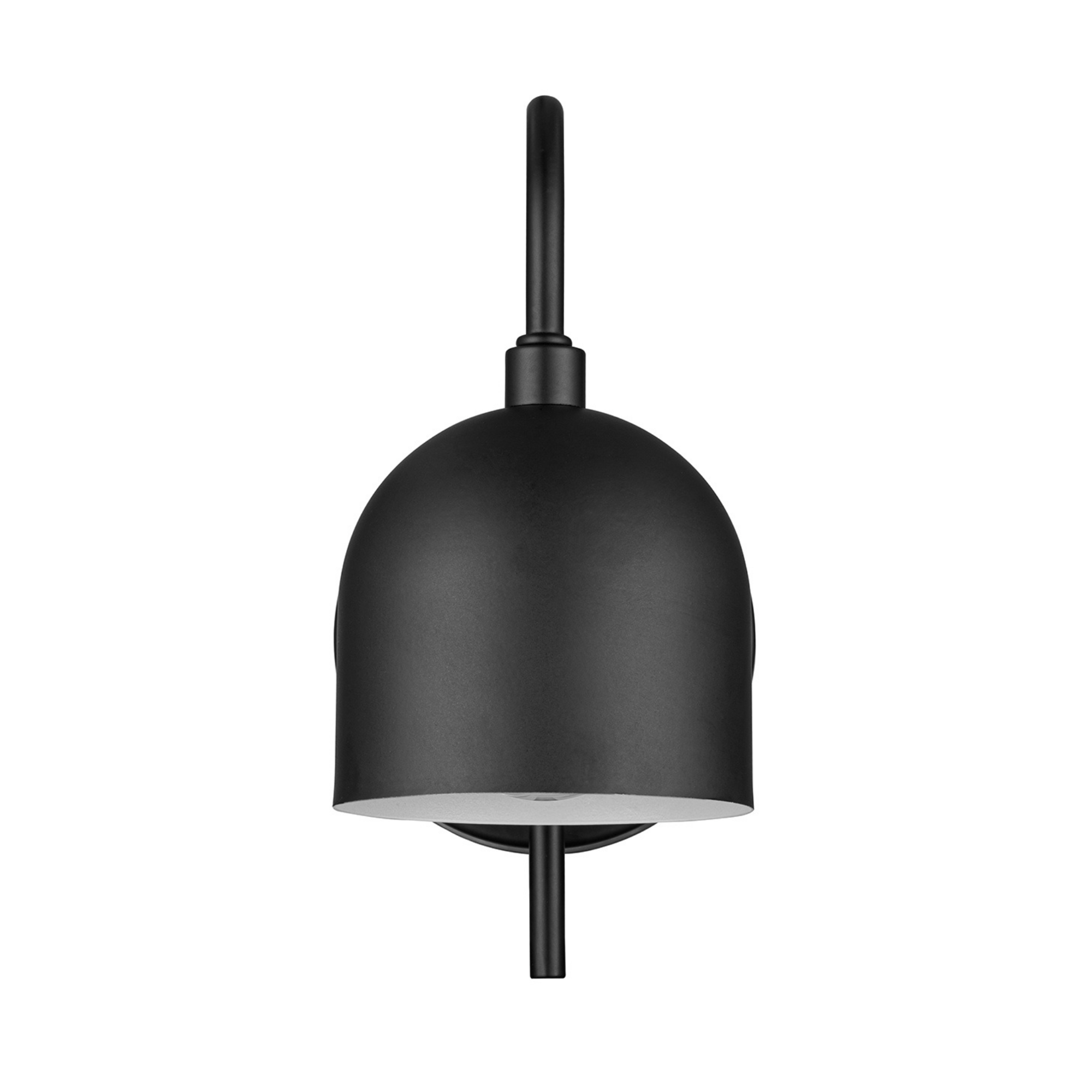 2 Pack Battery Operated LED Wall Sconce Lights - Matte Black Metal Shade, Dimmable Cordless Wall Lamp for Bedroom, Hallway, Staircase & Indoor Decor