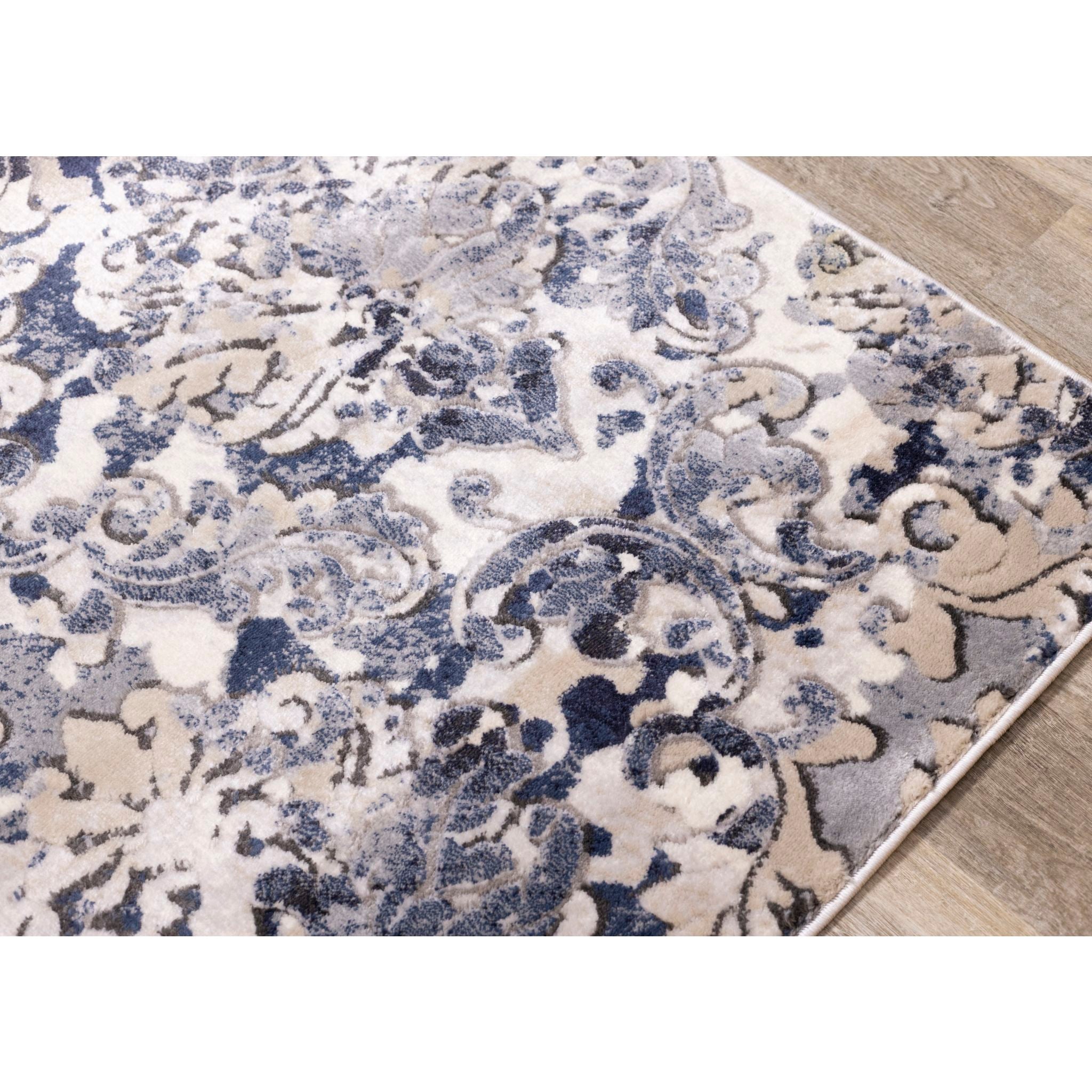 Alida Modern Area Rug 8'x10' - Soft Plush Living Room Carpet, Non-Slip Floor Mat for Bedroom, Dining Room & Home Decor