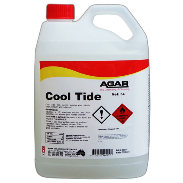 Agar Cool Tide Instant Hand Sanitizer - Alcohol-Based Gel for Quick Disinfection - Perfect for Travel, Office, and Home Use