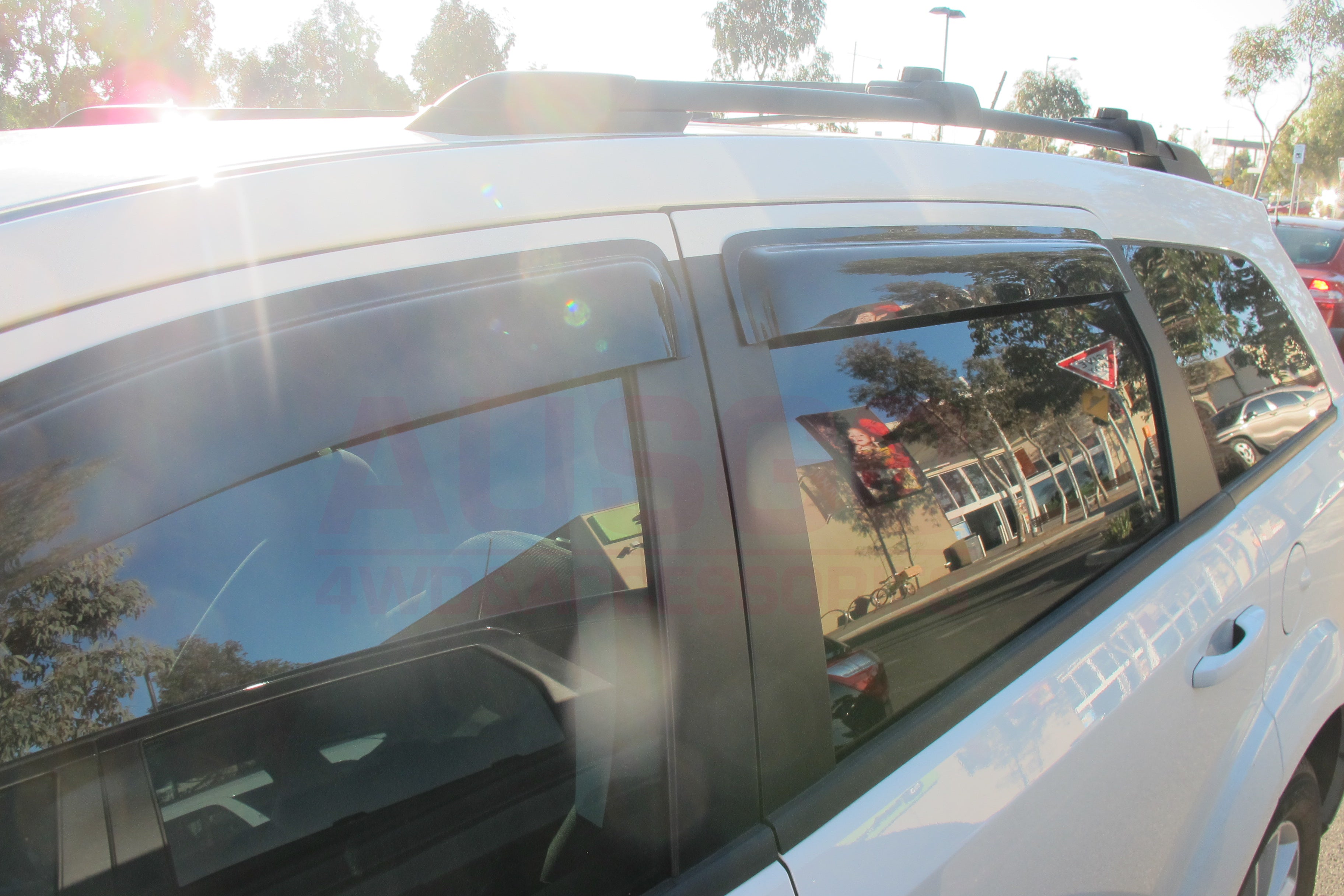 Fiat Freemont JF Series 2013-2019 Weather Shields | Car Window Rain Guards | Perfect for Rain Protection & Improved Airflow While Driving