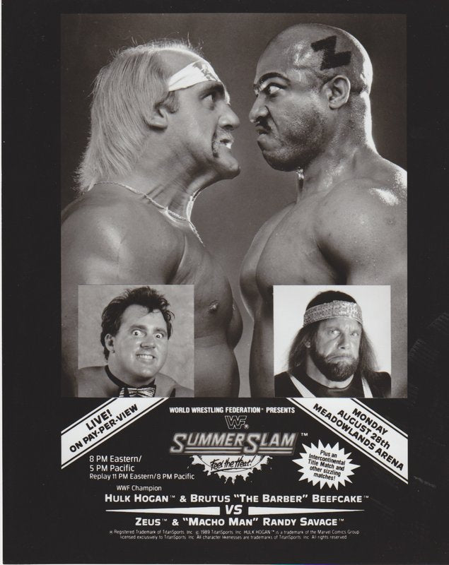 1989 Summerslam Wrestling DVD - Macho Man & Zeus vs. Hulk Hogan & Beefcake - WWE Classic Match Collection - Perfect for Wrestling Fans & Nostalgic Collectors - Great for Movie Nights & Sports Entertainment Events